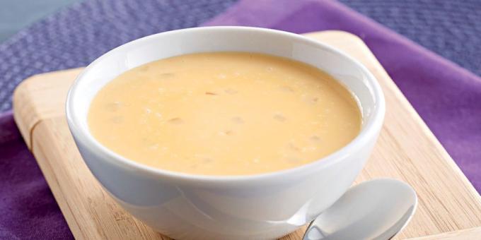 Suppe med smeltet ost - velsmagende og billigt