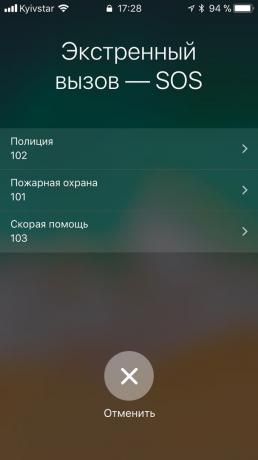 innovation iOS 11: Nødopkald