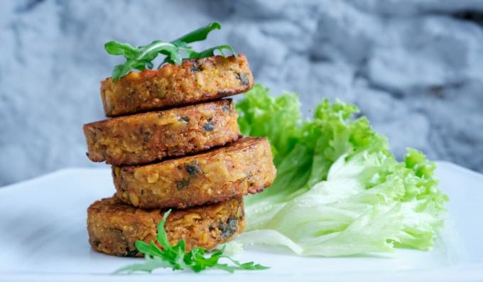 Vegetabilske koteletter med tofu og ingefær