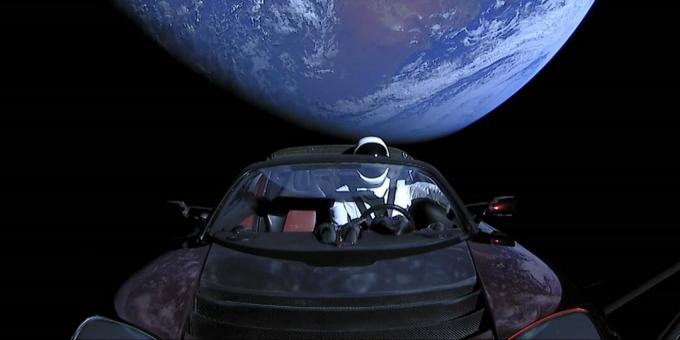 Usædvanlige objekter i rummet: Tesla-bilen