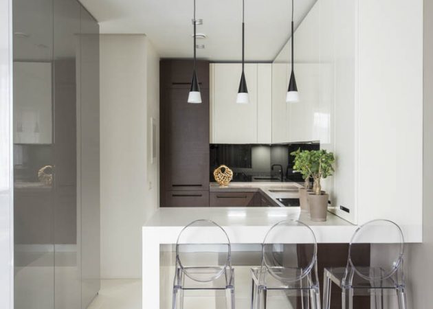 Lille køkken design: møbler billeder