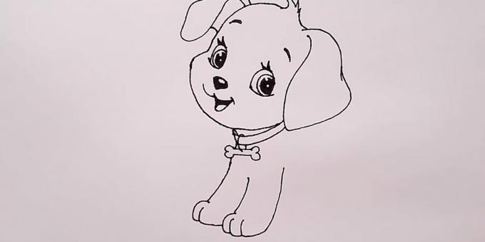 Tegn en hunds pote