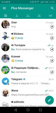 Plus Messenger og TelePlus - telegram kunder med faner og chat-kanaler