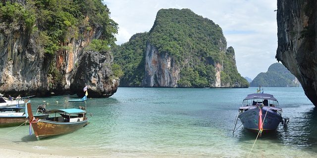 Asiatiske område bevidst tiltrækker turister: Phi Phi Island, Thailand