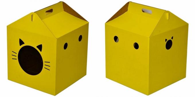 Kattehuse: i form af en kasse