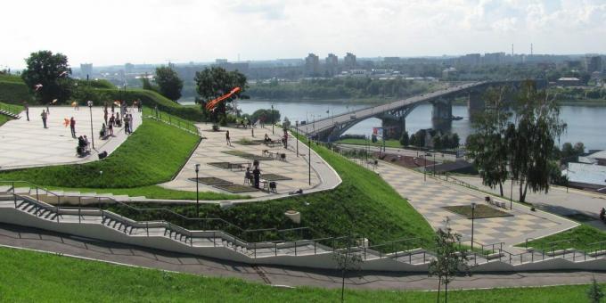 Seværdigheder i Nizhny Novgorod: Fedorovsky-dæmningen