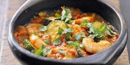 De bedste opskrifter med ingefær: Curry zucchini og rejer med ingefær