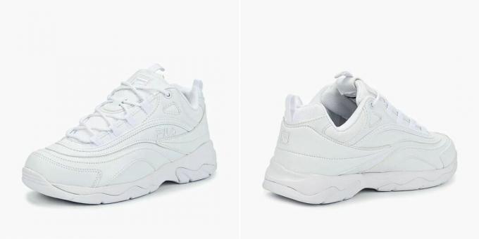 hvide sneakers: Fila Ray