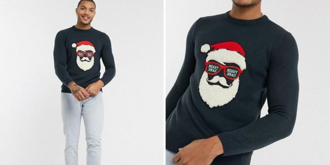 Print med Santa hipster