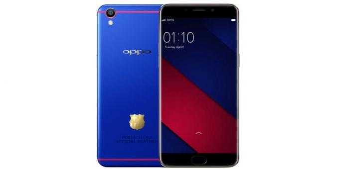 Smartphones OPPO: I 2017 OPPO OPPO har udgivet en mærkevare model R11 for club "Barcelona" fans