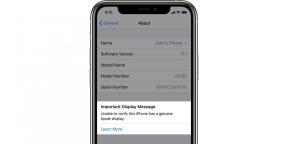 IPhone skærm 11 skal ændres i den officielle tjeneste
