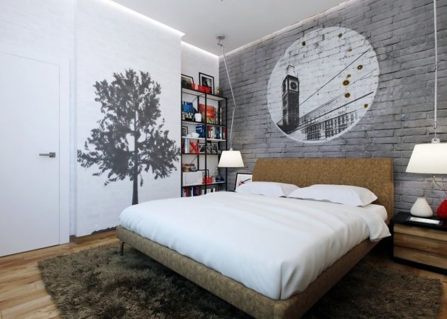 Lille soveværelse: Fokus på væggene